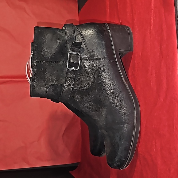 Dansko Cagney Black Leather Comfortable Ankle Booties 7-7.5US EUR37 - Picture 9 of 16